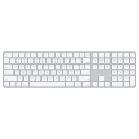 Magic Keyboard with Touch ID and Numeric Keypad for Mac models with Apple silicon (USB–C) white (MXK73)