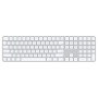Magic Keyboard with Touch ID and Numeric Keypad for Mac models with Apple silicon (USB–C) white (MXK73)