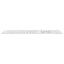 Magic Keyboard with Touch ID and Numeric Keypad for Mac models with Apple silicon (USB–C) white (MXK73)