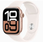 Часы Apple Watch series 10 GPS Rose Gold Aluminium Case 42mm with Light Blush Sport Band S/M (MWWH3)