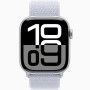 Часы Apple Watch series 10 GPS Silver Aluminium Case 42mm with Blue Cloud Sport Loop (MWWD3)