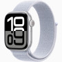 Часы Apple Watch series 10 GPS Silver Aluminium Case 42mm with Blue Cloud Sport Loop (MWWD3)