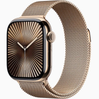 Годинник Apple Watch series 10 GPS Gold Titanium Case 46mm with Gold Milanese Loop M/L (MX003)