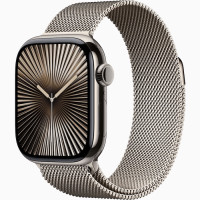 Часы Apple Watch series 10 GPS+Cellular Natural Titanium Case 42mm with Natural Milanese Loop (MWXF3)