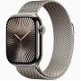 Часы Apple Watch series 10 GPS+Cellular Natural Titanium Case 46mm with Natural Milanese Loop M/L (MWYC3)