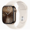 Часы Apple Watch series 10 GPS+Cellular Gold Titanium Case 46mm with Starlight Sport Band M/L (MWYY3)