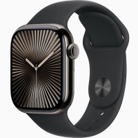 Годинник Apple Watch series 10 GPS Slate Titanium Case 42mm with Black Sport Band S/M (MWXG3)
