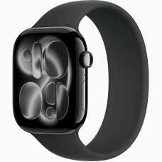 Часы Apple Watch series 11 GPS Jet Black Aluminium Case 42mm with Black Sport Loop