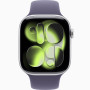 Годинник Apple Watch series 11 GPS Silver Aluminium Case 46mm with Purple Fog Sport Band S/M (MEV94)