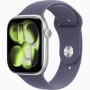 Годинник Apple Watch series 11 GPS Silver Aluminium Case 46mm with Purple Fog Sport Band S/M (MEV94)