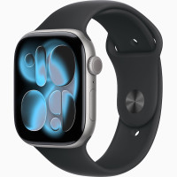 Годинник Apple Watch series 11 GPS+Cellular Space Gray Aluminium Case 42mm with Black Sport Band M/L (MEQX4)