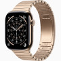 Часы Apple Watch series 11 GPS+Cellular Gold Titanium Case 42mm with Gold Link Bracelet