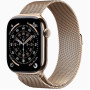 Часы Apple Watch series 11 GPS+Cellular Gold Titanium Case 46mm with Gold Milanese Loop M/L