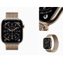 Часы Apple Watch series 11 GPS+Cellular Gold Titanium Case 46mm with Gold Milanese Loop M/L