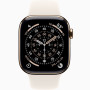 Часы Apple Watch series 11 GPS+Cellular Gold Titanium Case 42mm with Light Blush Sport Band M/L