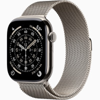 Часы Apple Watch series 11 GPS+Cellular Natural Titanium Case 46mm with Natural Milanese Loop M/L