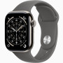 Годинник Apple Watch series 11 GPS Natural Titanium Case 42mm with Stone Gray Sport Band M/L (MF8N4)