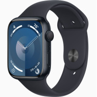 Часы Apple Watch series 9 GPS Midnight Aluminium Case 41mm with Midnight Sport Band S/M (MRHR3)
