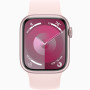 Часы Apple Watch series 9 GPS Pink Aluminium Case 45mm with Light Pink Sport Loop (MRMM3)
