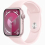 Годинник Apple Watch series 9 GPS Pink Aluminium Case 45mm with Light Pink Sport Band S/M (MRMK3)