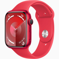 Часы Apple Watch series 9 GPS Product Red Aluminium Case 45mm with Product Red Sport Band S/M (MRYE3)