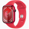 Часы Apple Watch series 9 GPS Product Red Aluminium Case 41mm with Product Red Sport Band S/M (MRY63)