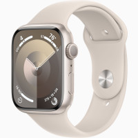 Часы Apple Watch series 9 GPS Starlight Aluminium Case 41mm with Starlight Sport Band S/M (MRHN3)