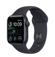 Годинник Apple Watch Series SE 2 (2022) GPS Midnight Aluminium Case 40mm with Midnight Sport Band Regular (MNJT3)