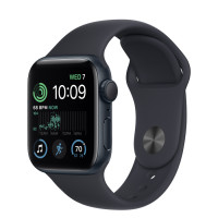 Годинник Apple Watch Series SE 2 (2022) GPS Midnight Aluminium Case 44mm with Midnight Sport Band Regular (MNK03)