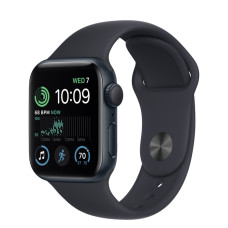 Годинник Apple Watch Series SE 2 (2022) GPS Midnight Aluminium Case 40mm with Midnight Sport Band M/L (MNT83)