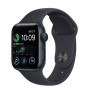 Годинник Apple Watch Series SE 2 (2022) GPS Midnight Aluminium Case 40mm with Midnight Sport Band M/L (MNT83)