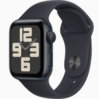 Часы Apple Watch Series SE 2 (2023) GPS Midnight Aluminium Case 44mm with Midnight Sport Band M/L (MRE93)