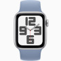 Часы Apple Watch Series SE 2 (2023) GPS Silver Aluminium Case 40mm with Winter Blue Sport Loop (MRE33)