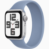 Годинник Apple Watch Series SE 2 (2023) GPS Silver Aluminium Case 44mm with Winter Blue Sport Loop (MREF3)