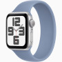 Часы Apple Watch Series SE 2 (2023) GPS Silver Aluminium Case 40mm with Winter Blue Sport Loop (MRE33)