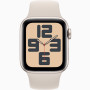 Годинник Apple Watch Series SE 2 (2023) GPS Starlight Aluminium Case 44mm with Starlight Sport Band S/M (MRE43)