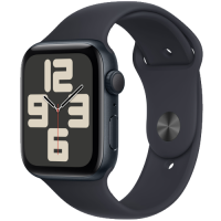 Часы Apple Watch Series SE 2 (2024) GPS GPS Midnight Aluminium Case 44mm with Midnight Sport Band S/M (MXEJ3)