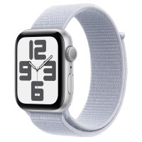 Годинник Apple Watch Series SE 2 (2024) Silver 44mm with Blue Cloud Sport Loop (MXET3)