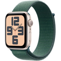 Годинник Apple Watch Series SE 2 (2024) Starlight 40mm with Lake Green Sport Loop (MXEH3)