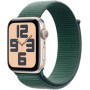 Часы Apple Watch Series SE 2 (2024) GPS GPS Starlight Aluminium Case 44mm with Lake Green Sport Loop (MRE63)