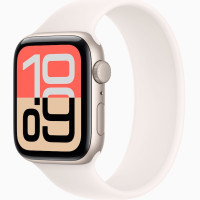 Часы Apple Watch Series SE 3 (2025) GPS Starlight Aluminium Case 44mm with Light Blush Sport Loop (MRE63)