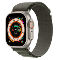 Годинник Apple Watch Ultra Titanium case 49mm with Alpine Loop green S (MNHC3/MNHJ3)