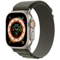 Годинник Apple Watch Ultra Titanium case 49mm with Alpine Loop green  (MQEX3/MQFP3/MQF93)