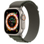 Часы Apple Watch Ultra Titanium case 49mm with Alpine Loop green L (MQEX3/MQFP3/MQF93)