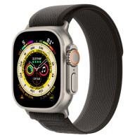 Годинник Apple Watch Ultra Titanium case 49mm with Trail Loop black/gray M/L (MQF53/MQFX3/MQFH3)