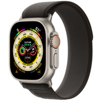 Годинник Apple Watch Ultra Titanium case 49mm with Trail Loop black/gray M/L (MQF53/MQFX3/MQFH3)