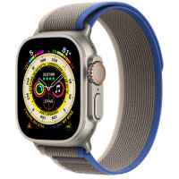 Годинник Apple Watch Ultra Titanium case 49mm with Trail Loop blue/gray S/M (MNHE3/MNHL3)