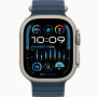 Часы Apple Watch Ultra 2 Titanium case 49mm with Ocean Band blue (MREG3/MRF73)