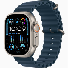 Часы Apple Watch Ultra 2 Titanium case 49mm with Ocean Band blue (MREG3/MRF73)