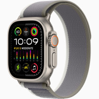 Часы Apple Watch Ultra 2 Titanium case 49mm with Trail Loop green/gray M/L (MRF43)